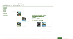 Desktop Screenshot of familienurlaub-albarella.de